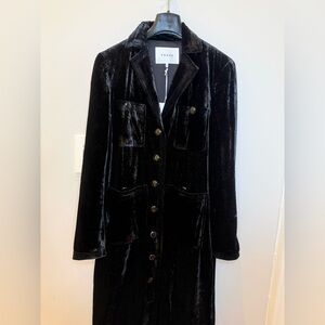 NWT Frame Velvet Coat Jacket $695